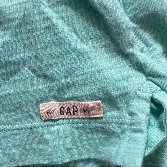 4/$25 Gap Girls Teal Cap Sleeve Swimsuit Coverup Dress Size Medium - Picture 4 of 8